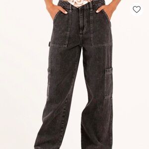 RSQ Black Carpenter Jeans Size 24